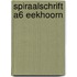 Spiraalschrift A6 eekhoorn