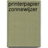 Printerpapier zonnewijzer