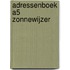 Adressenboek A5 zonnewijzer