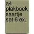 A4 plakboek Saartje set 6 ex.