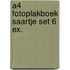 A4 fotoplakboek saartje set 6 ex.