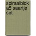 Spiraalblok A5 Saartje set