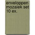 Enveloppen mozaiek set 10 ex.
