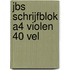 JBS schrijfblok A4 violen 40 vel