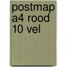 Postmap A4 rood 10 vel door Marc van Dijk