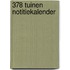 378 Tuinen notitiekalender
