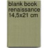 Blank book renaissance 14,5x21 cm