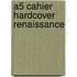 A5 cahier hardcover renaissance