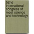 52nd International Congress of Meat Science and Technology