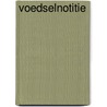 Voedselnotitie by E. Leemhuis-de Regt