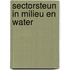 Sectorsteun in milieu en water