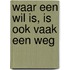 Waar een wil is, is ook vaak een weg