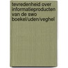 Tevredenheid over informatieproducten van de SWO Boekel/Uden/Veghel by K. du Long