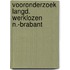 Vooronderzoek langd. werklozen n.-brabant