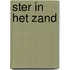 Ster in het zand