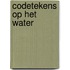 Codetekens op het water
