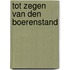 Tot zegen van den boerenstand