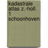 Kadastrale atlas z.-holl. 1 schoonhoven door Schoute