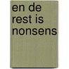 En de rest is nonsens door Vassi