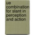 Ue combination for slant in perception and action