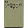 De machinerichtlijn in 9 stappen by H.P. van Ekelenburg