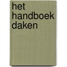 Het handboek daken door A. van den Hout