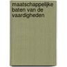 Maatschappelijke baten van de Vaardigheden door M. de Nooij