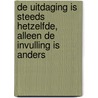 De uitdaging is steeds hetzelfde, alleen de invulling is anders door P. Risseeuw