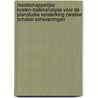 Maatschappelijke kosten-batenanalyse voor de planstudie versterking zwakke schakel Scheveningen by M. de Nooij