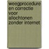 Weegprocedure en correctie voor allochtonen zonder Internet