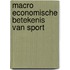 Macro economische betekenis van sport