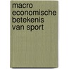 Macro economische betekenis van sport door Puffelen