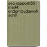 Seo-rapport 351 markt onderhoudswerk schil