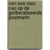 Van OVO naar CAO op de geliberaliseerde postmarkt