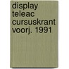 Display teleac cursuskrant voorj. 1991 door Catherien Jansen