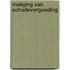 Matiging van schadevergoeding