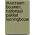 Duurzaam bouwen, nationaal pakket woningbouw
