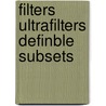 Filters ultrafilters definble subsets door Baeten