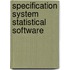 Specification system statistical software