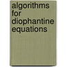 Algorithms for diophantine equations by Weger