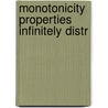 Monotonicity properties infinitely distr door Hansen