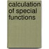 Calculation of special functions