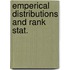 Emperical distributions and rank stat.