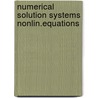 Numerical solution systems nonlin.equations by Bus