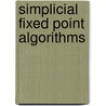 Simplicial fixed point algorithms door Laan