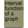 Interval function of a graph by Robert Mulder