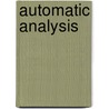 Automatic analysis door Verloren Themaat