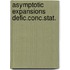 Asymptotic expansions defic.conc.stat.
