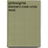 Philosophie element.rose-croix mod.