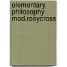 Elementary philosophy mod.rosycross by Ryckenborgh